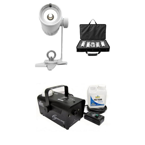 Chaveut DJ EZ Pin Pack 4 Battery Powered LED Pin Spot Stage Lighting Unit White